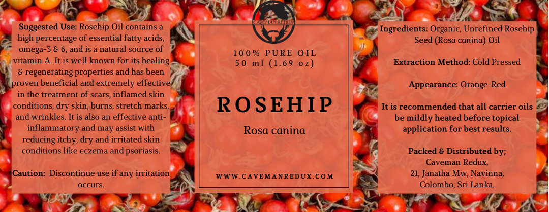 Rosehip oil for skin