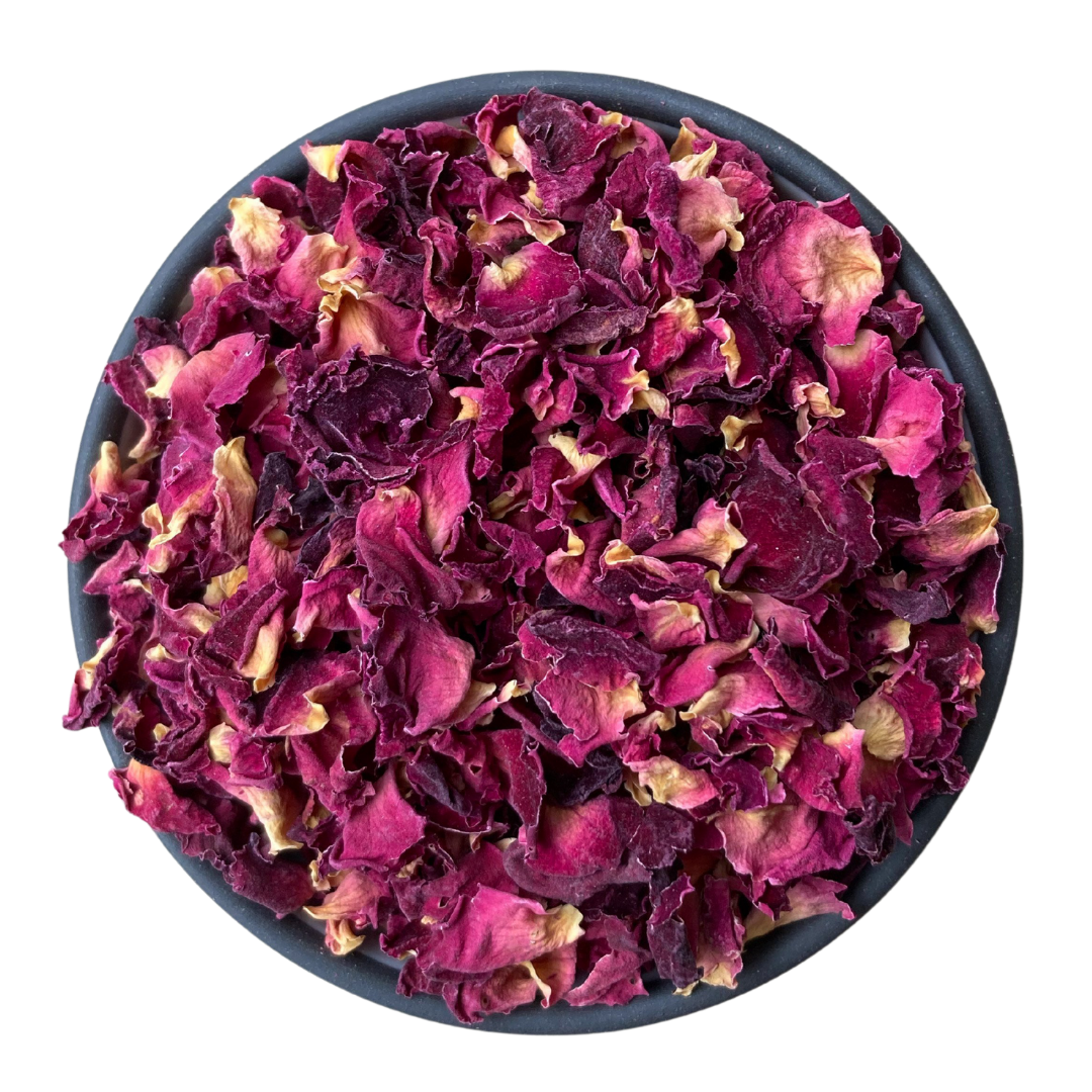 Dried rose petals deals