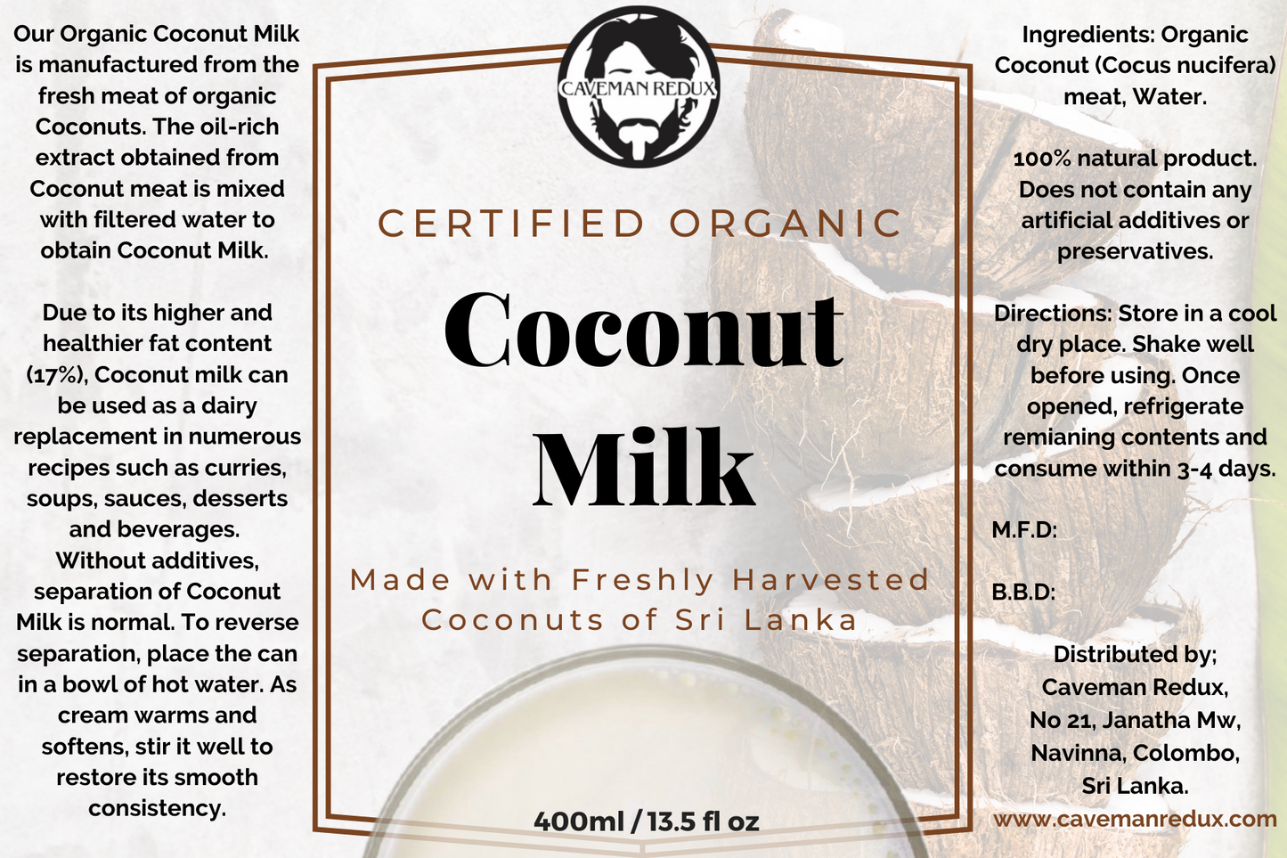 organic coconut milk