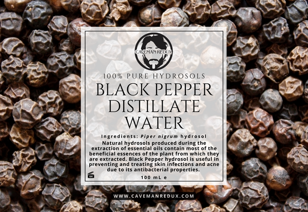 black pepper distillate water