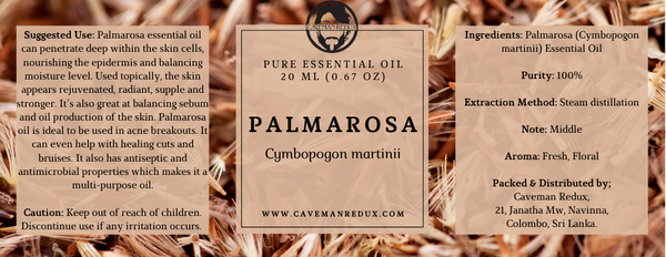 palmarosa essential oil Sri Lanka