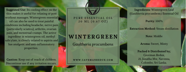 wintergreen essential oil Sri Lanka