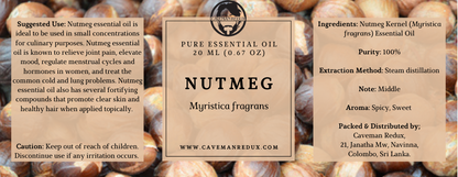 organic nutmeg essential oil