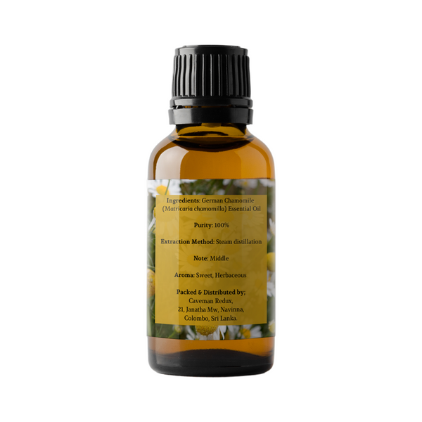 German chamomile essential oil caveman redux