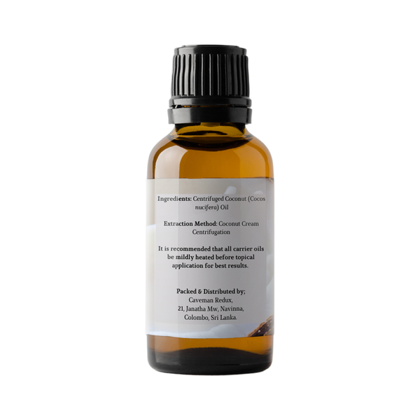 centrifuged extracted organic coconut oil