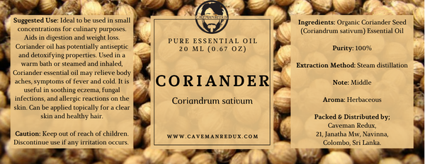 organic coriander seed oil