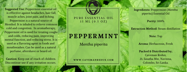 peppermint oil for rats