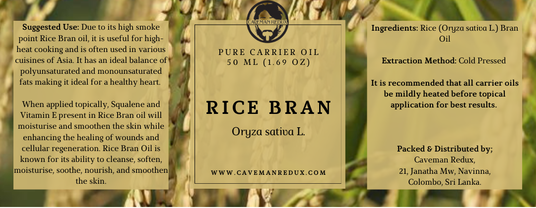Presd Rice Rice Bran Oil | Caveman Redux | Sri Lanka
